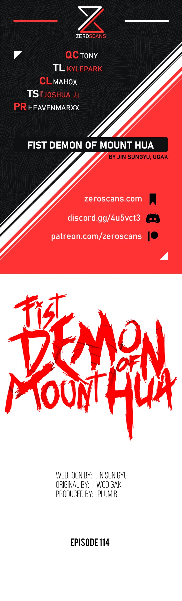 Fist Demon of Mount Hua Chapter 114 page 1 - Chapter 114