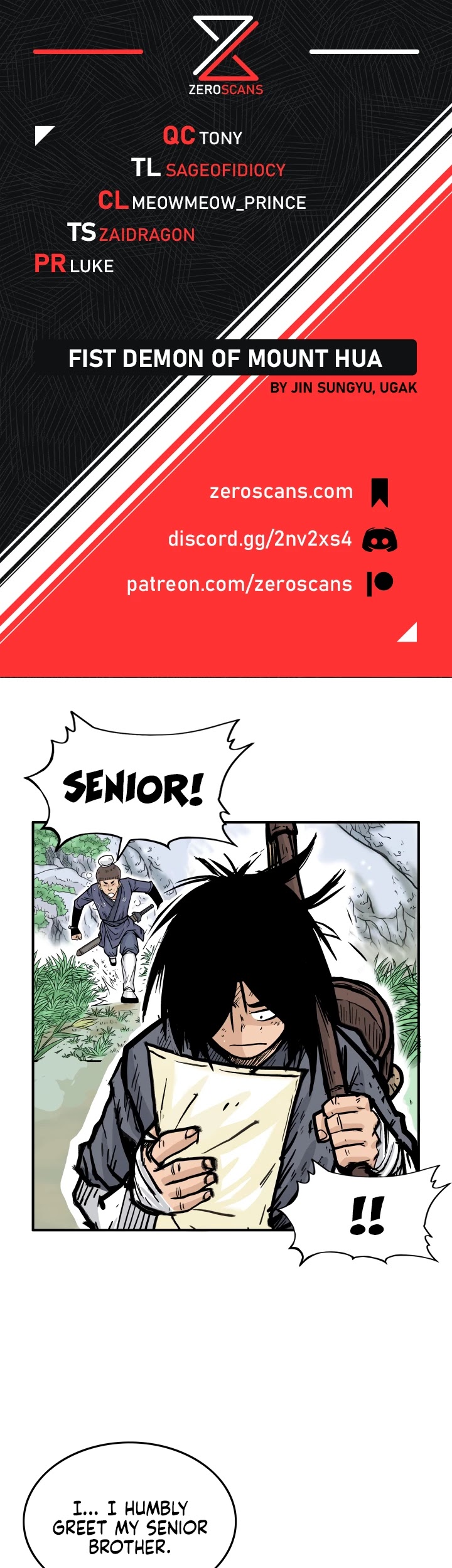 Fist Demon of Mount Hua Chapter 13 page 1 - Chapter 13