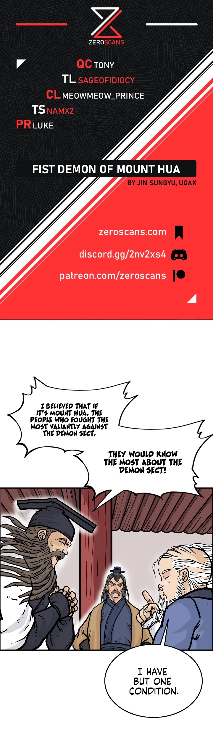 Fist Demon of Mount Hua Chapter 14 page 1 - Chapter 14