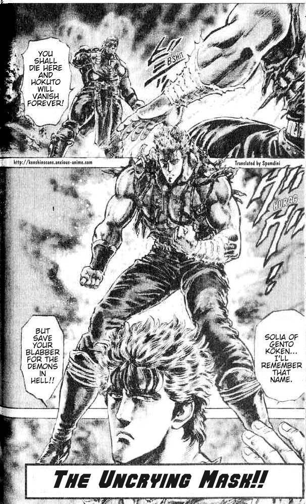 Fist of the North Star Chapter 148 page 1 - Chapter 148: The Uncrying Mask!