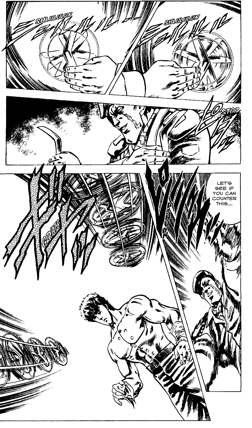 Fist of the North Star Chapter 15 page 13 - Chapter 15: Deadly Boomerangs
