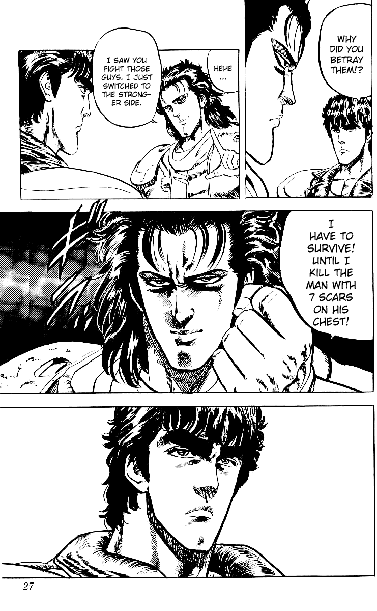 Fist of the North Star Chapter 27 page 28 - Chapter 27: Two Fatal Stars!