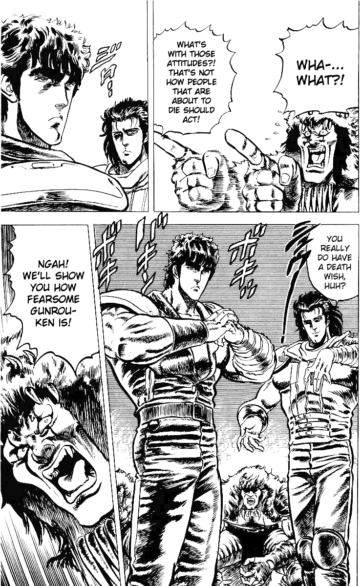 Fist of the North Star Chapter 29 page 8 - Chapter 29: The Death of Gunrouken!