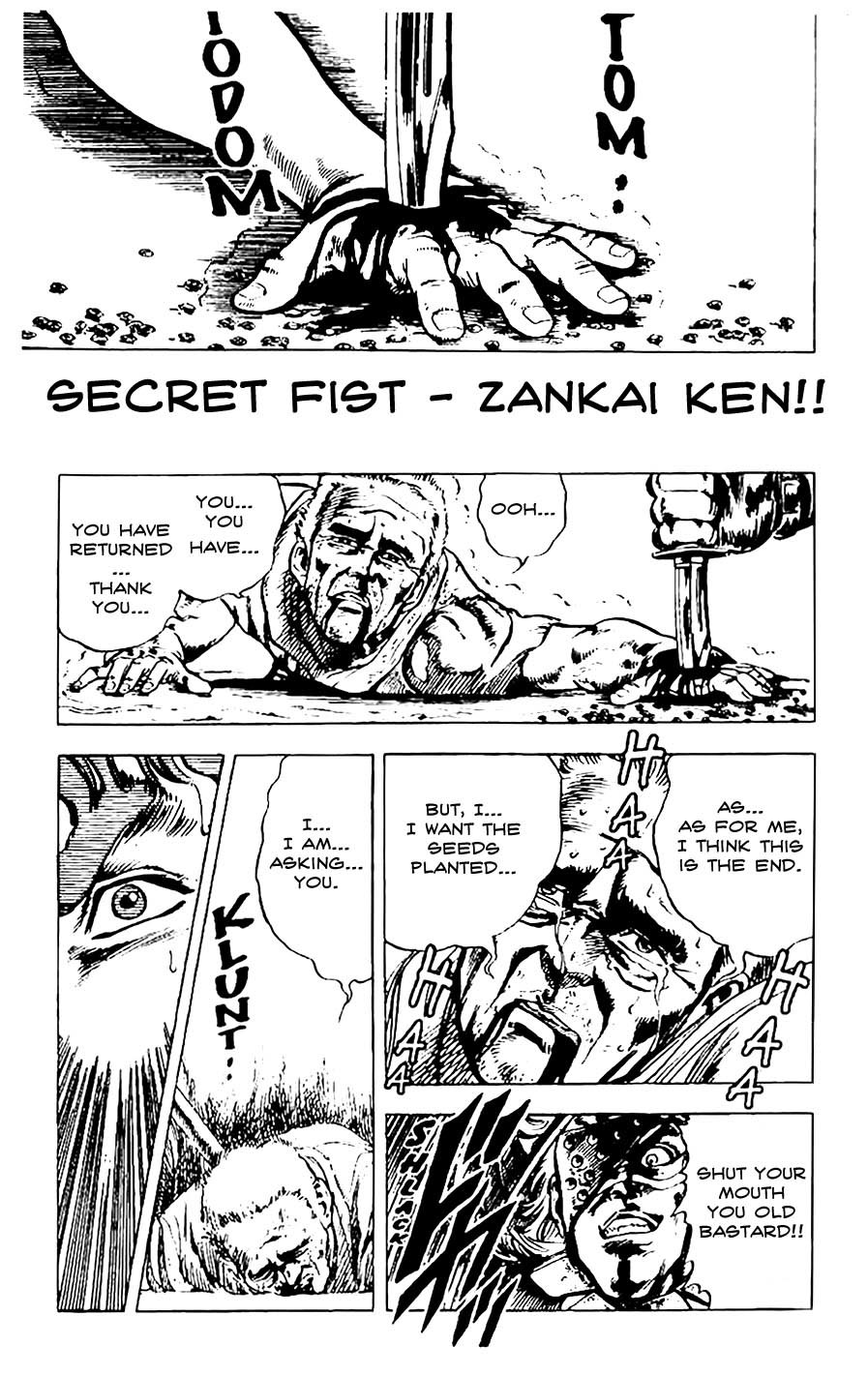 Fist of the North Star Chapter 3 page 3 - Chapter 3: Secret Fist: Zankai Ken