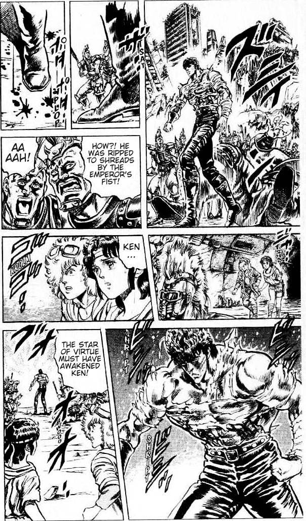 Fist of the North Star Chapter 91 page 9 - Chapter 91: The Star of Hokuto Shakes
