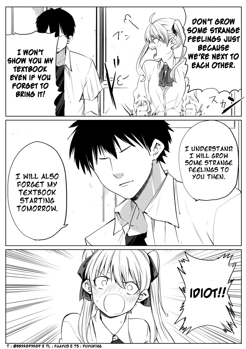 Flag Capture In The First Move Chapter 11 page 1 - Chapter 11: Super-template Tsundere Girl vs MC with Anti-Tsundere Measures