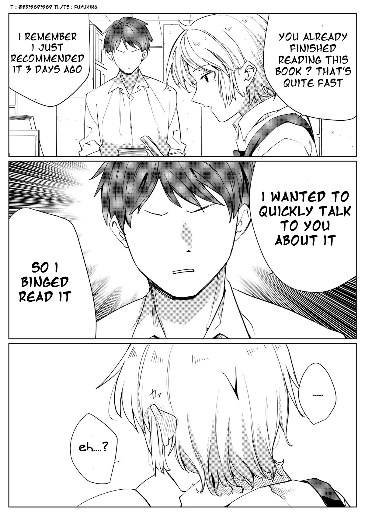 Flag Capture In The First Move Chapter 12 page 1 - Chapter 12: Friendly Appeal MC vs Clumsy Kuudere