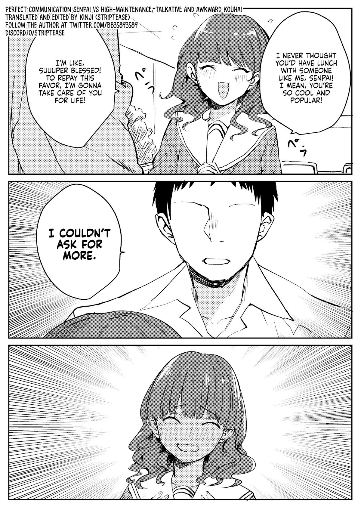 Flag Capture In The First Move Chapter 7 page 1 - Chapter 7: Perfect Communication Senpai vs. High-Maintenance, Talkative and Awkward Kouhai