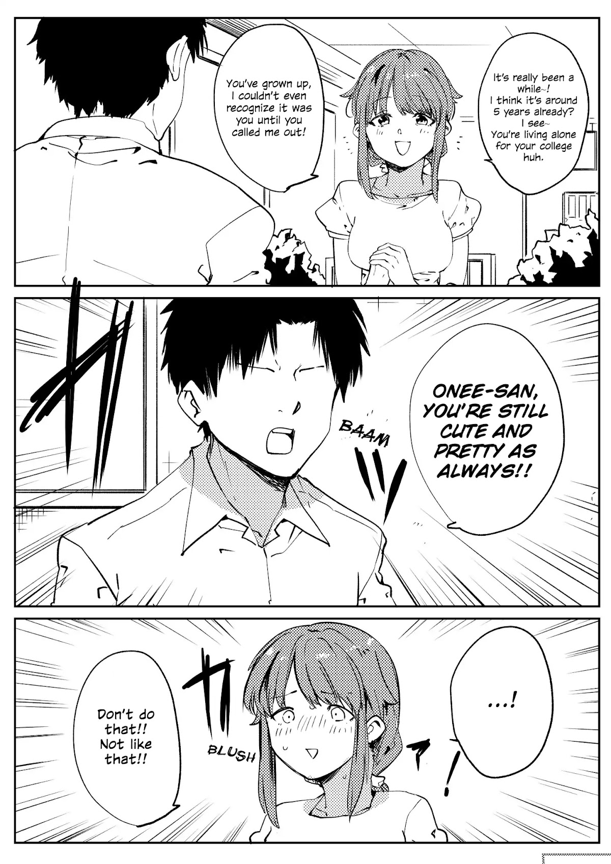Flag Capture In The First Move Chapter 8 page 2 - Chapter 8: Meeting an Onee-san After a Few Years vs. Honest Guy.