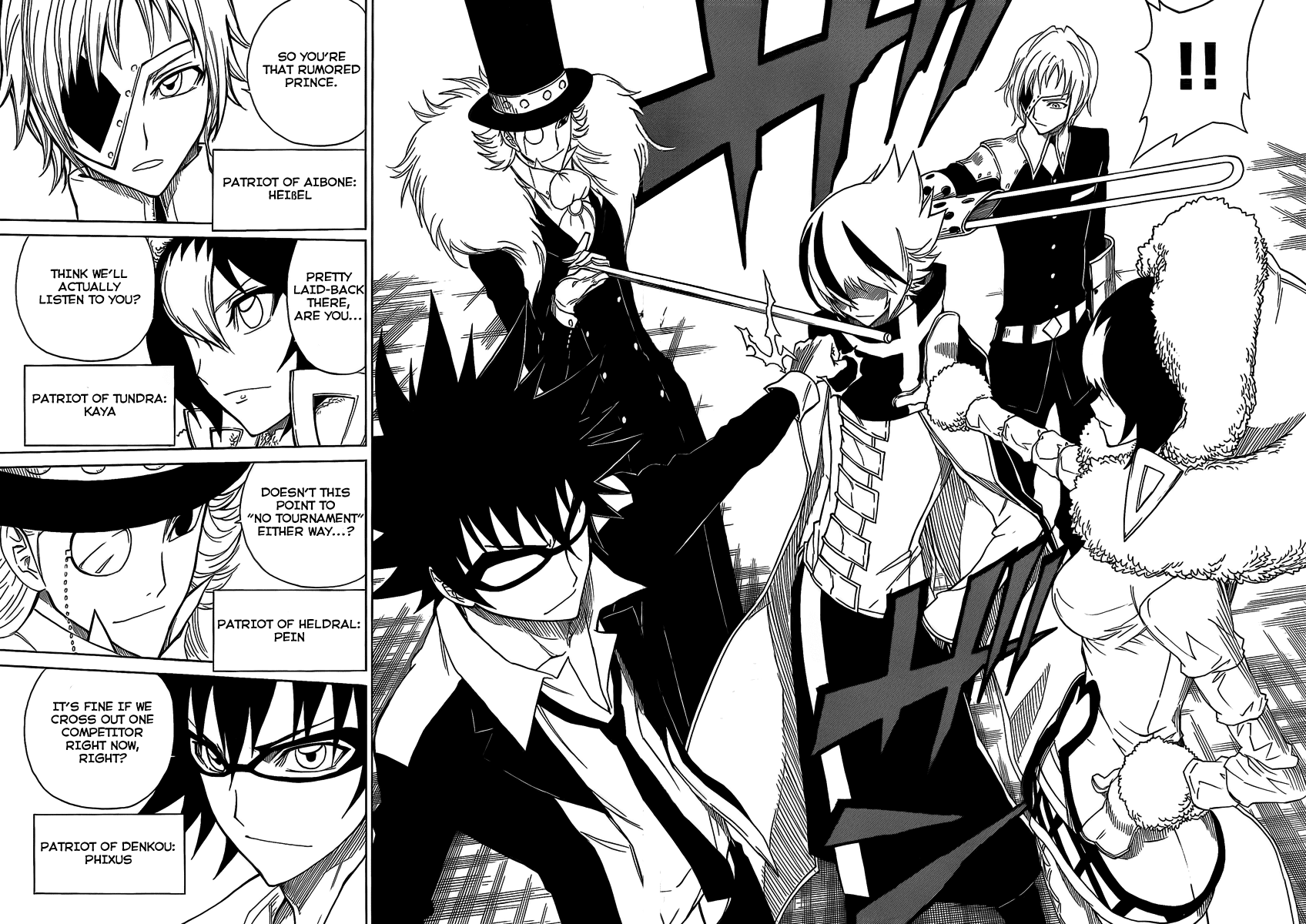 Flags Chapter 3.2 page 21 - Chapter 3 v2 : battle.3 - The Opening of Ouka Grand Competition