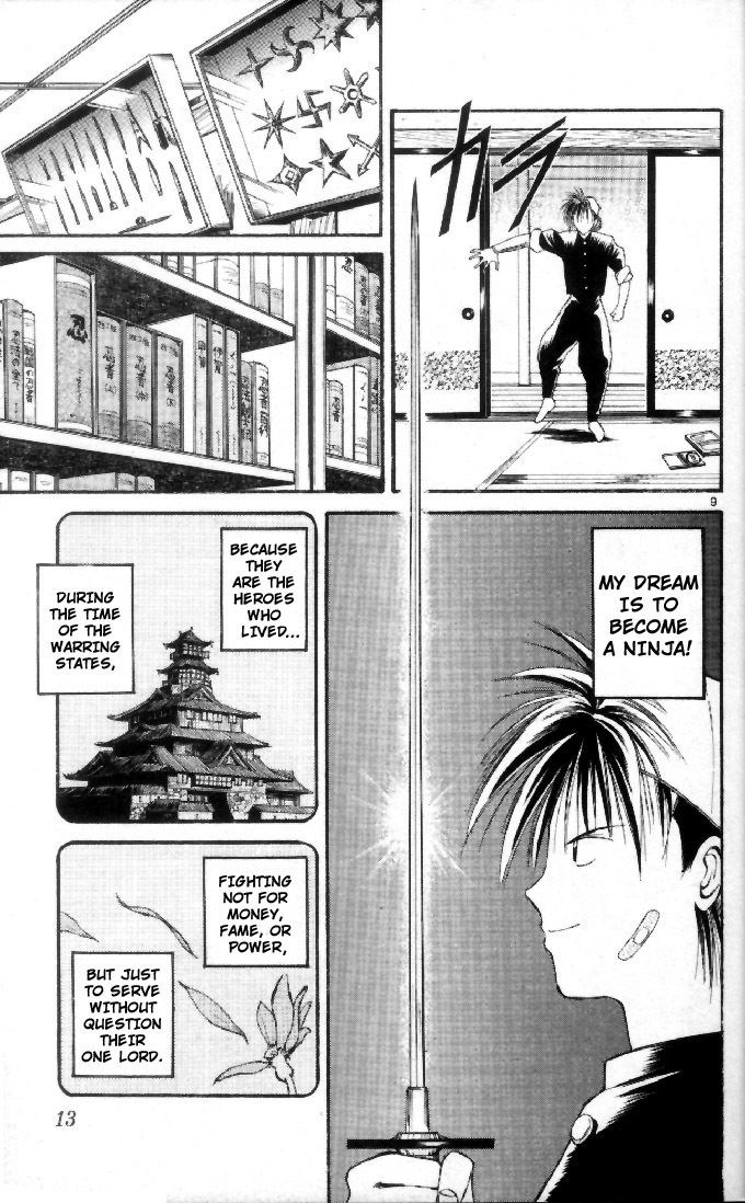 Flame of Recca Chapter 1 page 11 - Chapter 1: Ninja and The Princess