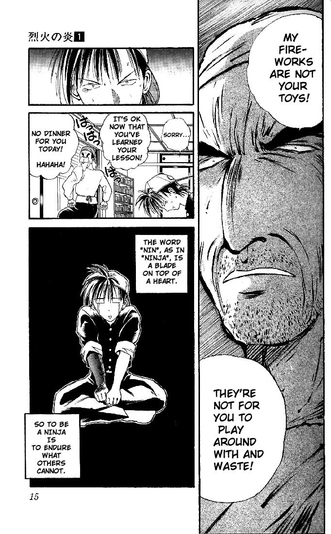 Flame of Recca Chapter 1 page 13 - Chapter 1: Ninja and The Princess