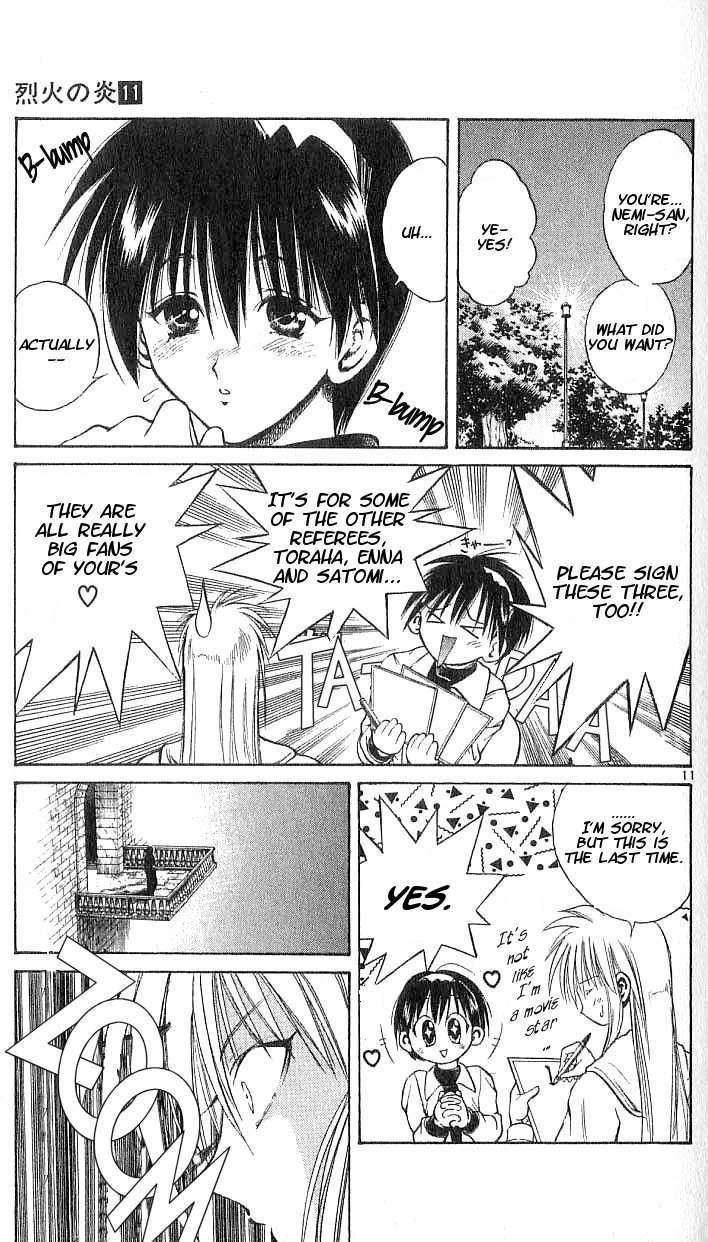 Flame of Recca Chapter 101 page 11 - Chapter 101: Footsteps of the Enemy