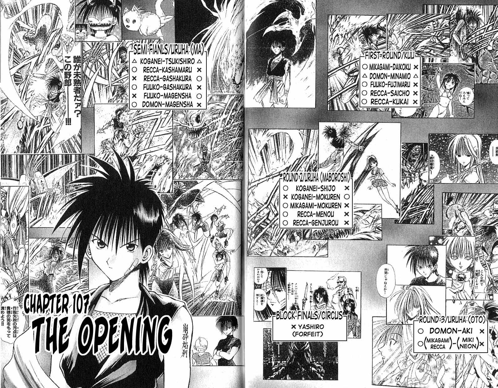 Flame of Recca Chapter 107 page 2 - Chapter 107: The Opening