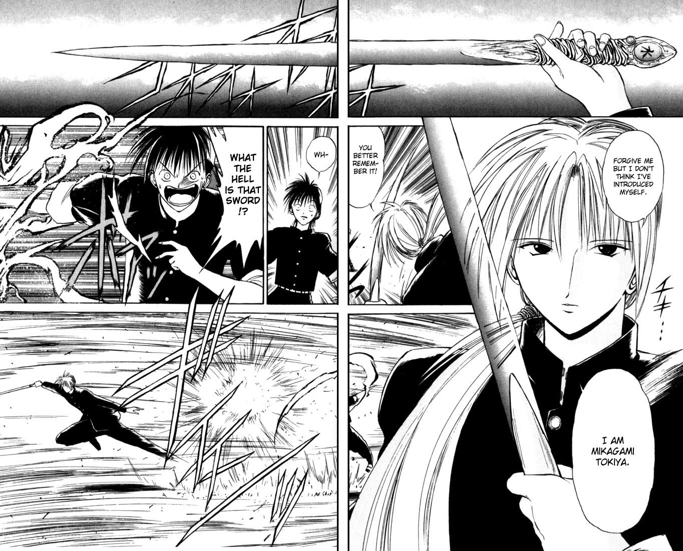 Flame of Recca Chapter 12 page 6 - Chapter 12: The Swordsman of Water II (Ensui)