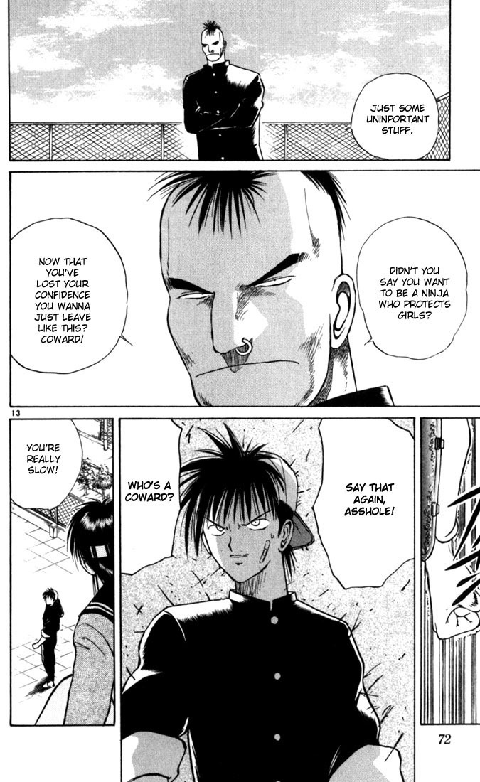 Flame of Recca Chapter 13 page 13 - Chapter 13: The Swordsman of Water III