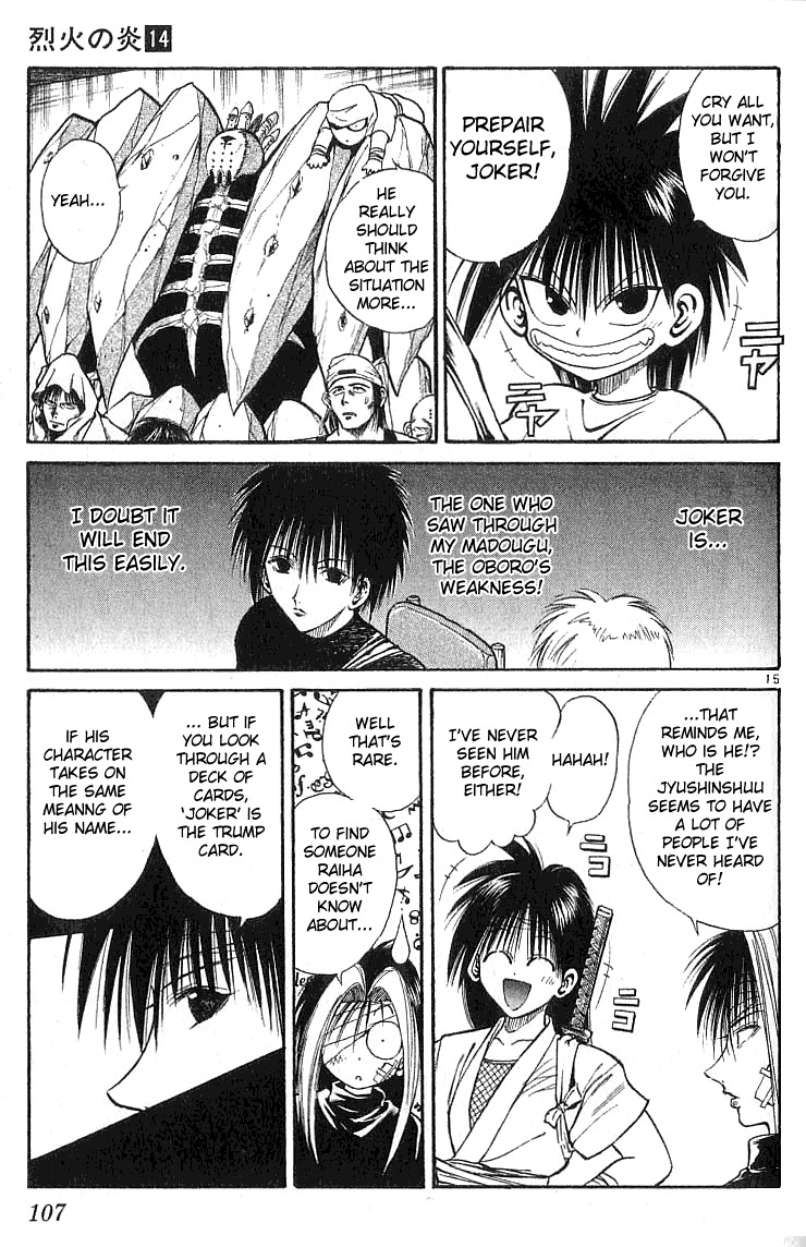 Flame of Recca Chapter 133 page 15 - Chapter 133: Trump Card