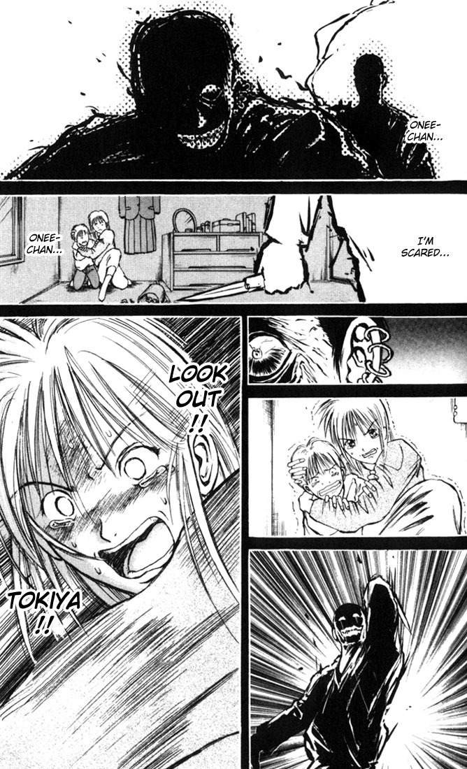 Flame of Recca Chapter 14 page 12 - Chapter 14: The Swordsman of Water IV (Mikagami's Past)