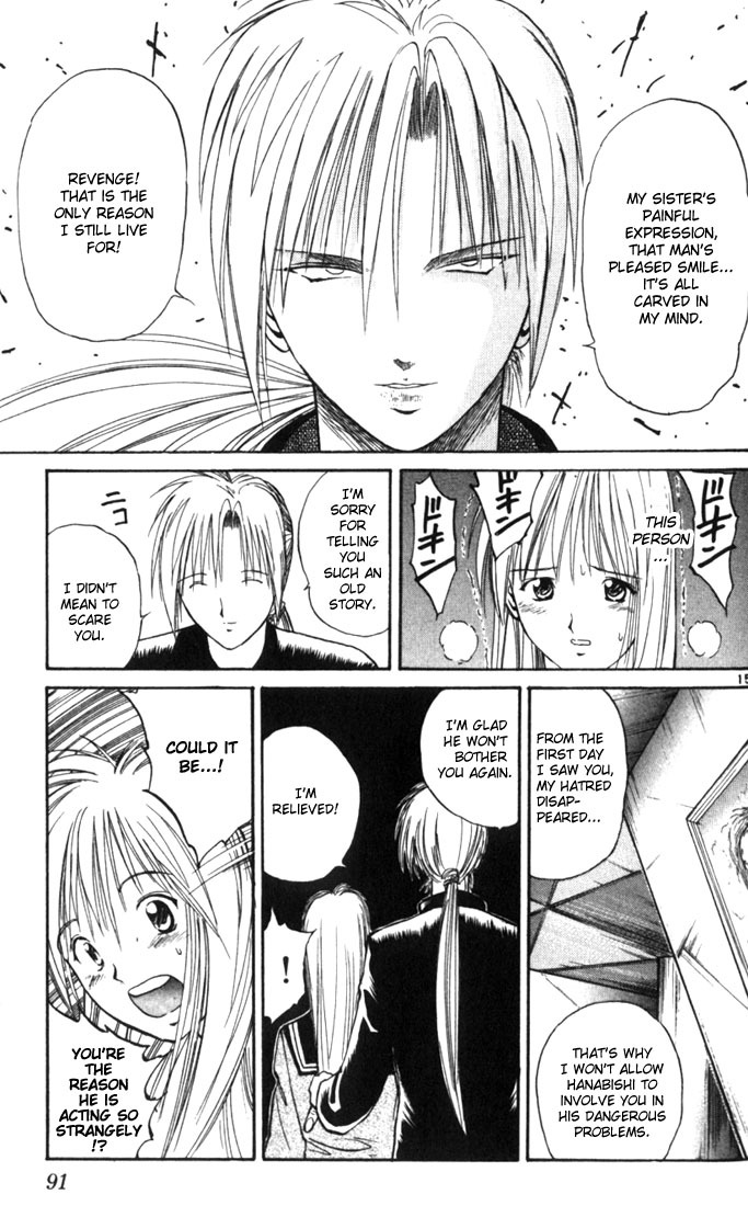 Flame of Recca Chapter 14 page 14 - Chapter 14: The Swordsman of Water IV (Mikagami's Past)