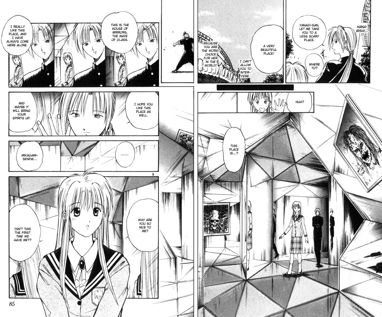 Flame of Recca Chapter 14 page 8 - Chapter 14: The Swordsman of Water IV (Mikagami's Past)