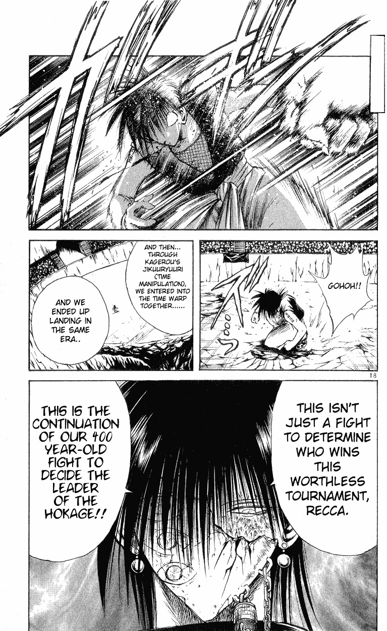 Flame of Recca Chapter 145 page 18 - Chapter 145: The Teachings of Two Mothers