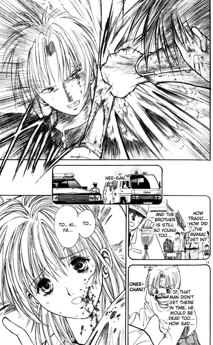 Flame of Recca Chapter 16 page 11 - Chapter 16: The Swordsman of Water IV (Determination of Flame)