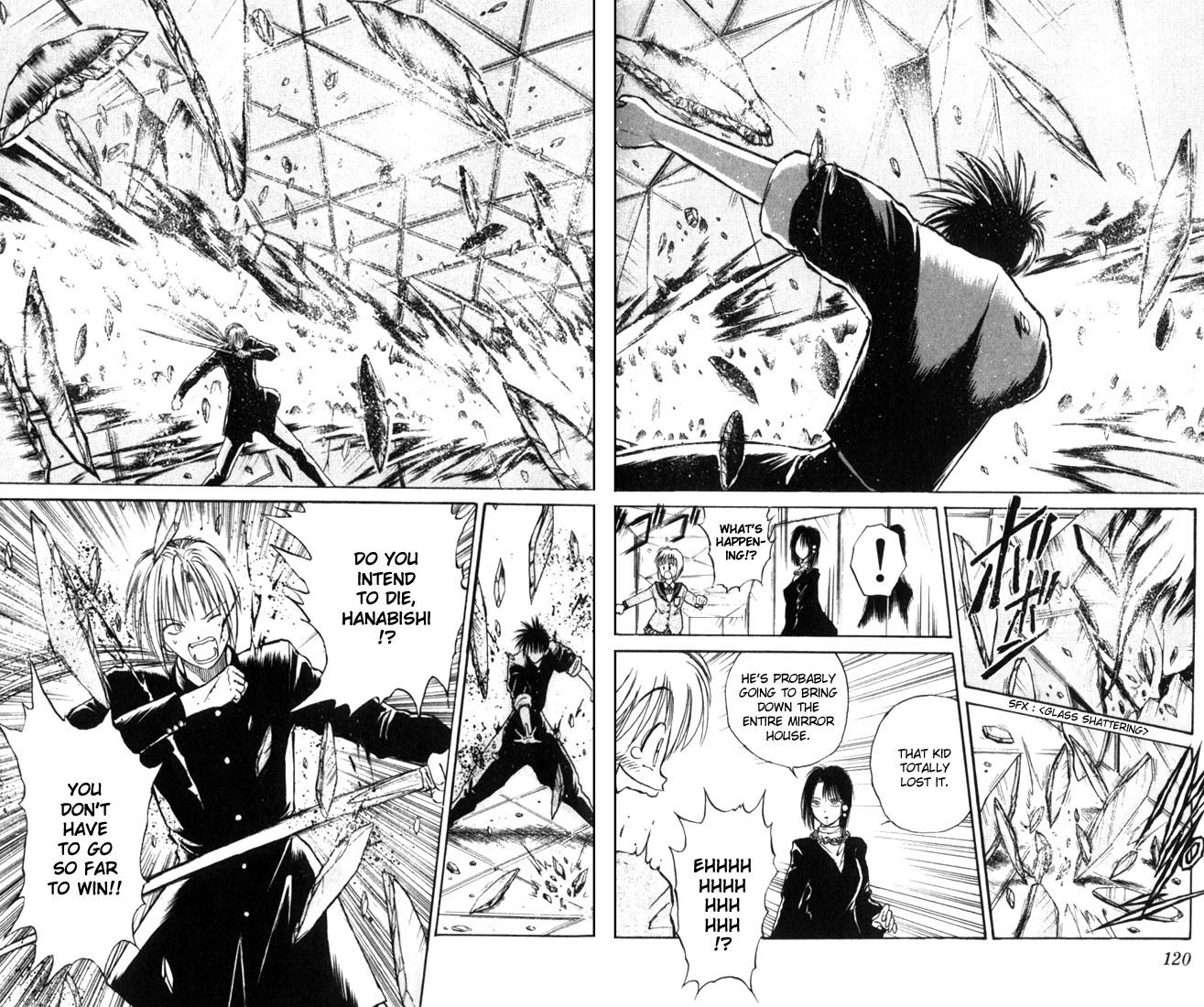 Flame of Recca Chapter 16 page 7 - Chapter 16: The Swordsman of Water IV (Determination of Flame)