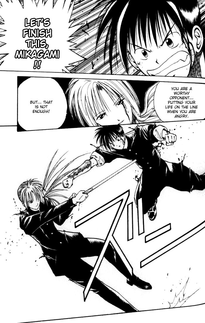 Flame of Recca Chapter 16 page 9 - Chapter 16: The Swordsman of Water IV (Determination of Flame)