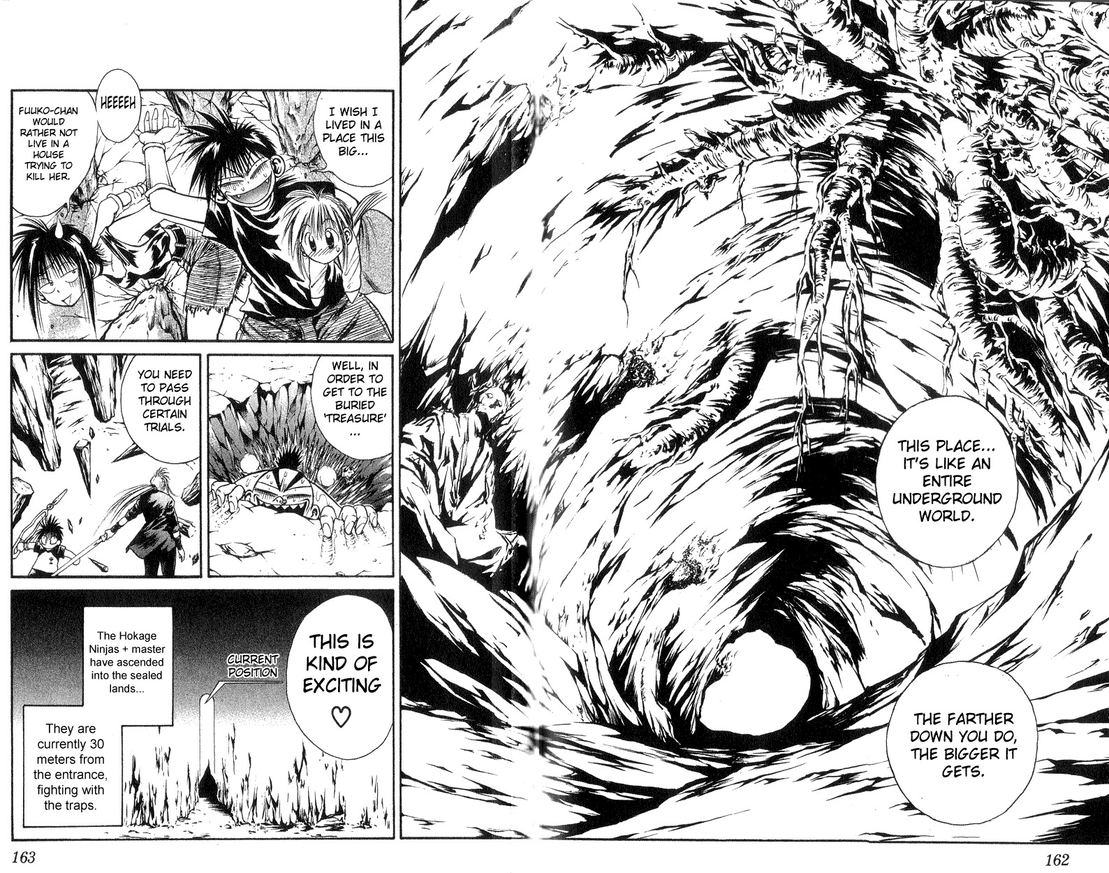 Flame of Recca Chapter 166 page 16 - Chapter 166: The Underground World