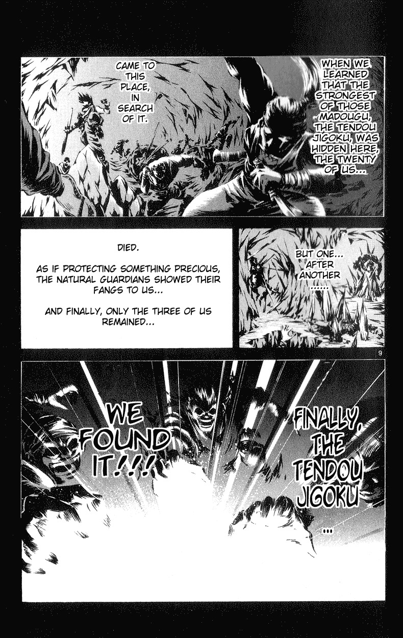 Flame of Recca Chapter 167 page 9 - Chapter 167: Curse of the Tendou Jigoku