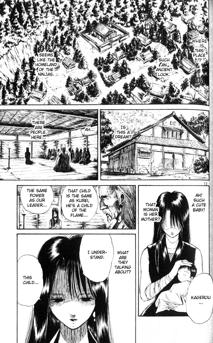Flame of Recca Chapter 17 page 13 - Chapter 17: Memory of a Dream