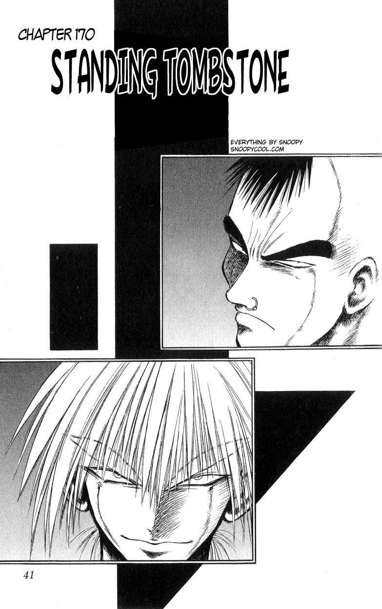 Flame of Recca Chapter 170 page 1 - Chapter 170: Standing Tombstone