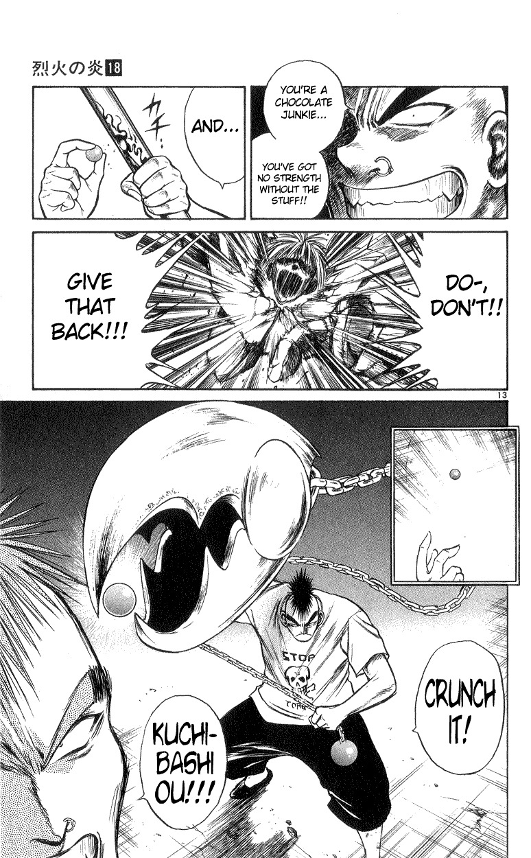 Flame of Recca Chapter 176 page 13 - Chapter 176: Symptoms of Infection