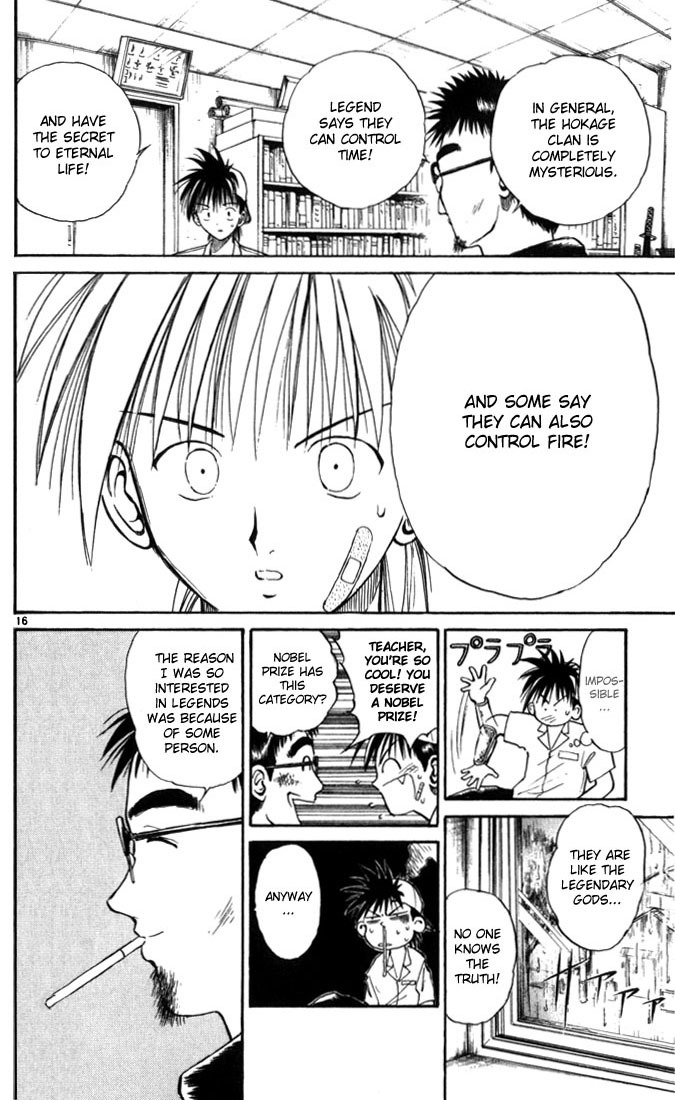 Flame of Recca Chapter 18 page 16 - Chapter 18: Hokage