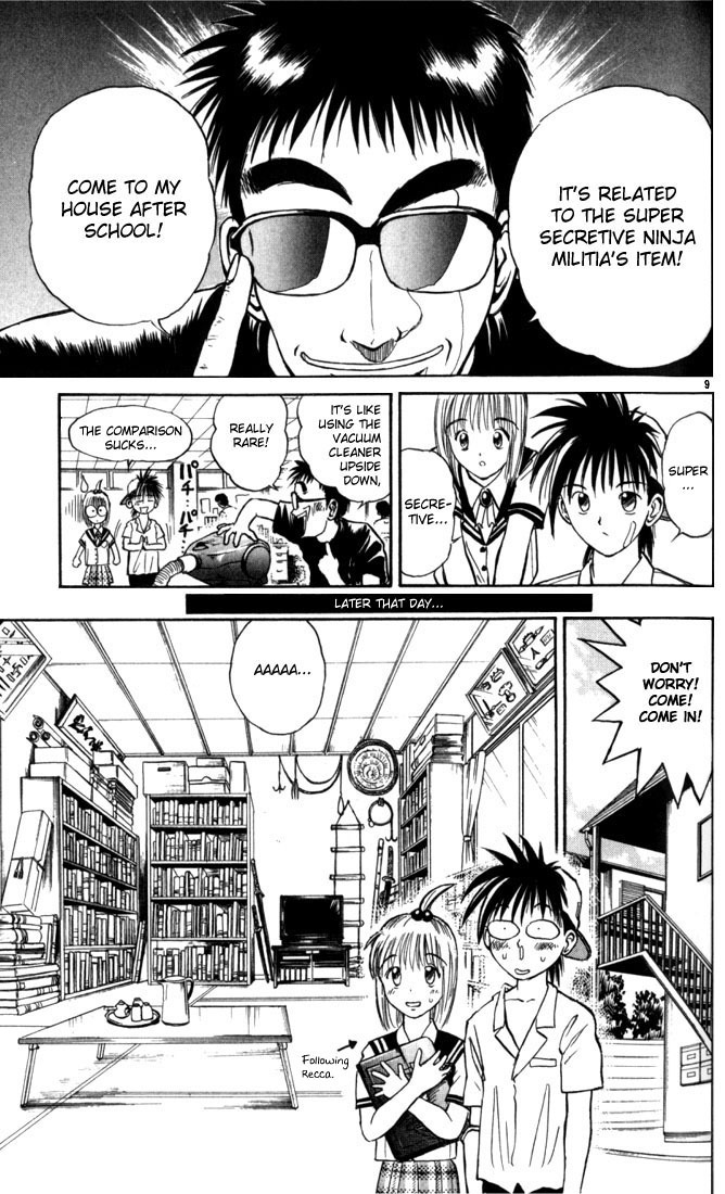 Flame of Recca Chapter 18 page 9 - Chapter 18: Hokage