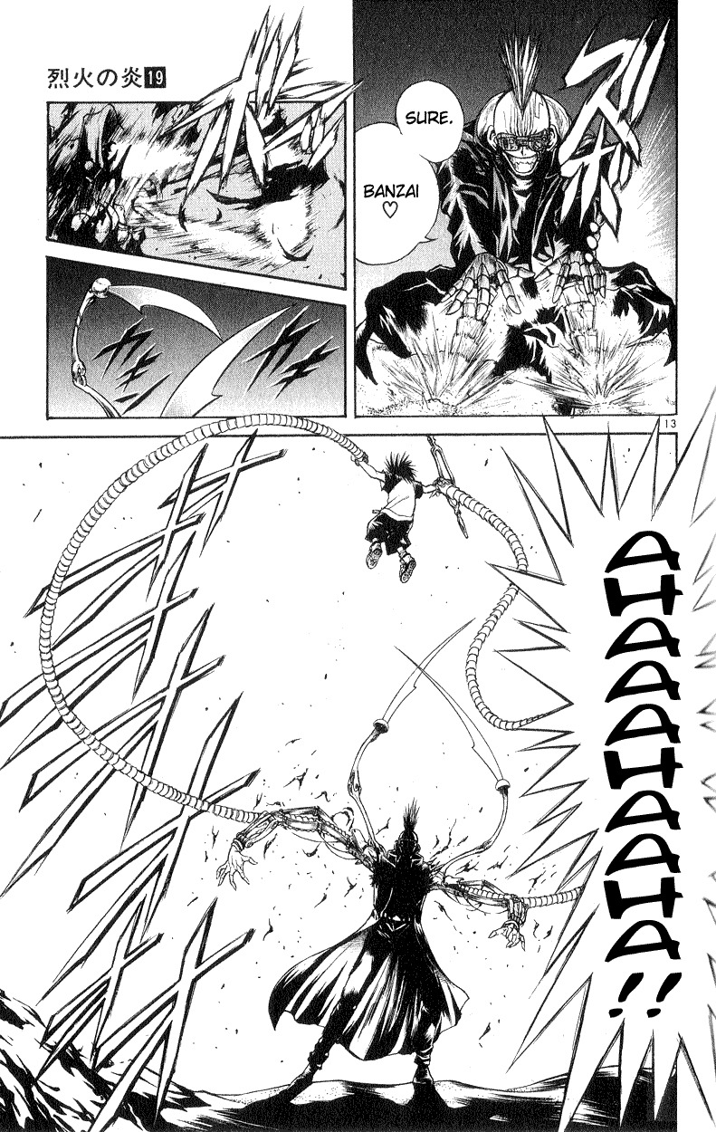 Flame of Recca Chapter 180 page 13 - Chapter 180: Extending Limbs
