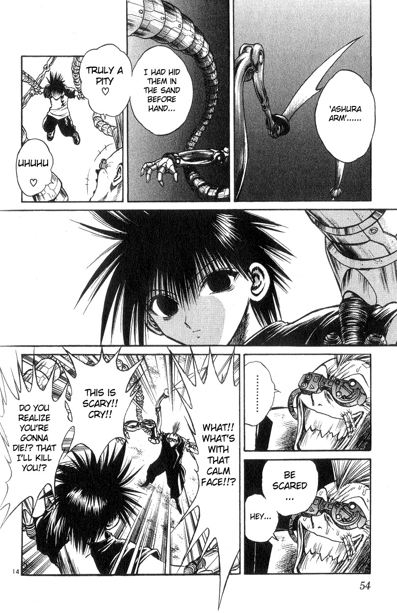 Flame of Recca Chapter 180 page 14 - Chapter 180: Extending Limbs