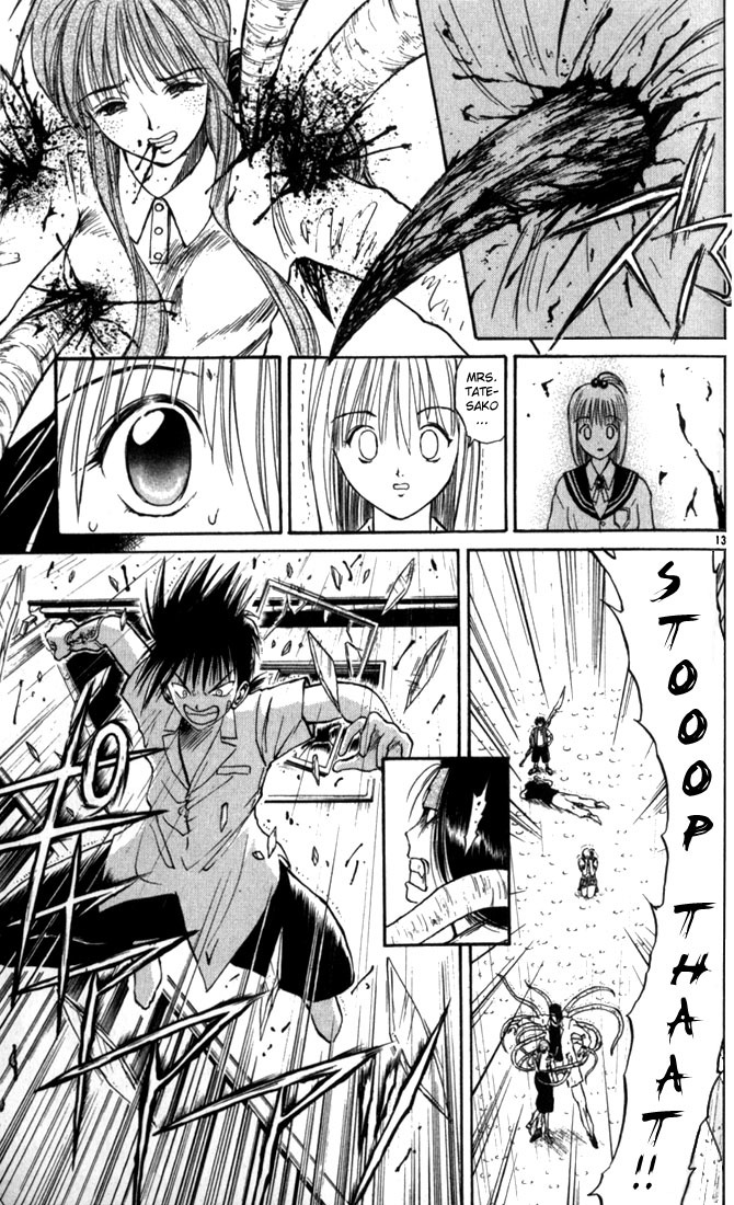 Flame of Recca Chapter 19 page 13 - Chapter 19: The Boy of Metal, the Man of Wood