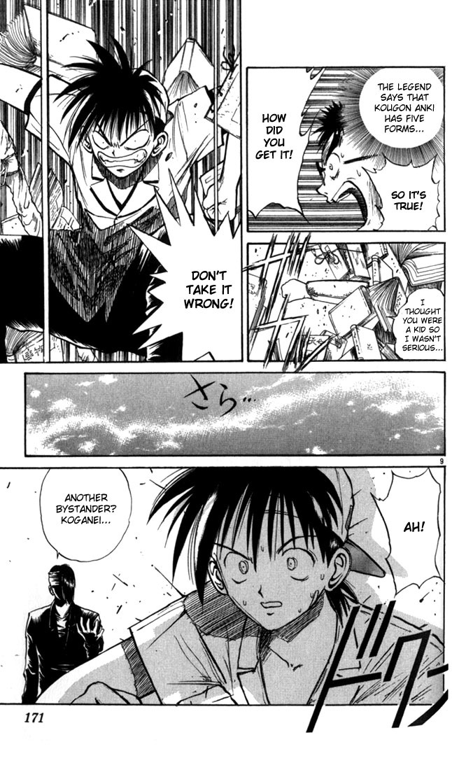 Flame of Recca Chapter 19 page 9 - Chapter 19: The Boy of Metal, the Man of Wood