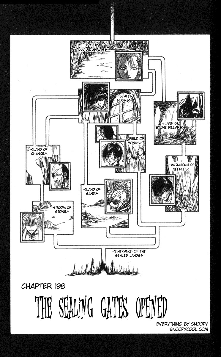 Flame of Recca Chapter 198 page 4 - Chapter 198: The Sealing Gates Opened