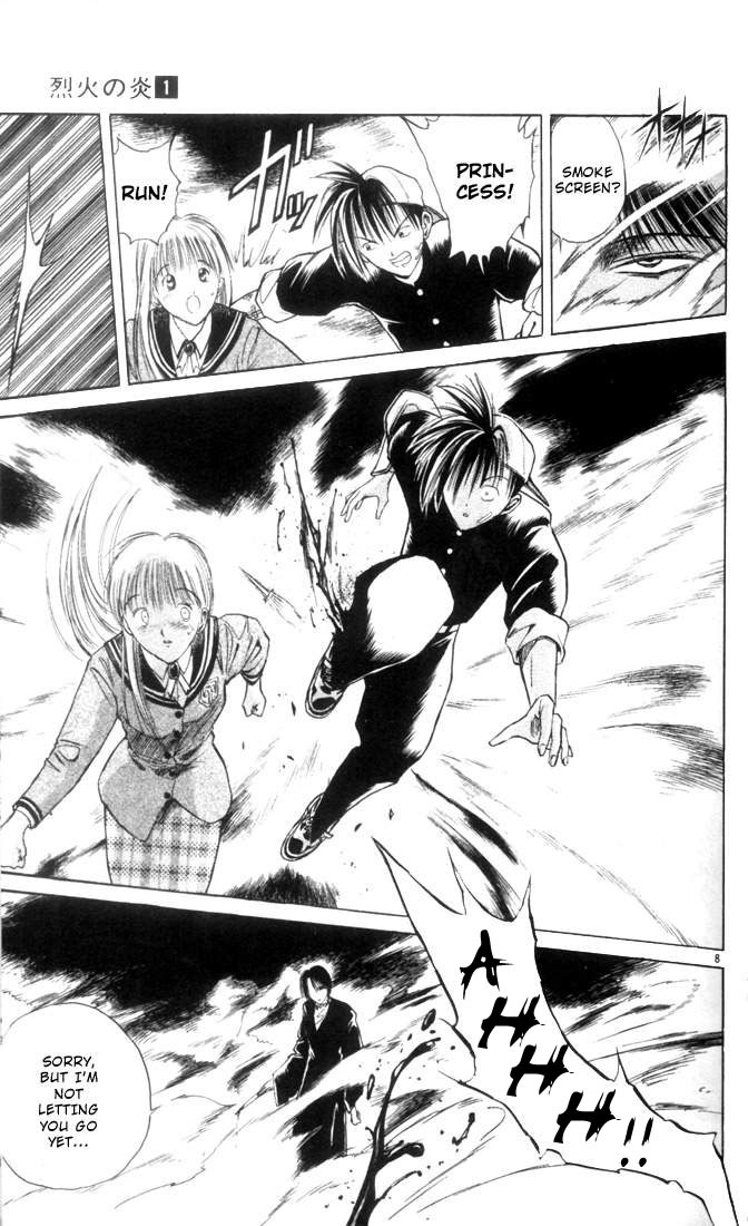 Flame of Recca Chapter 2 page 9 - Chapter 2: Kage Hoshi