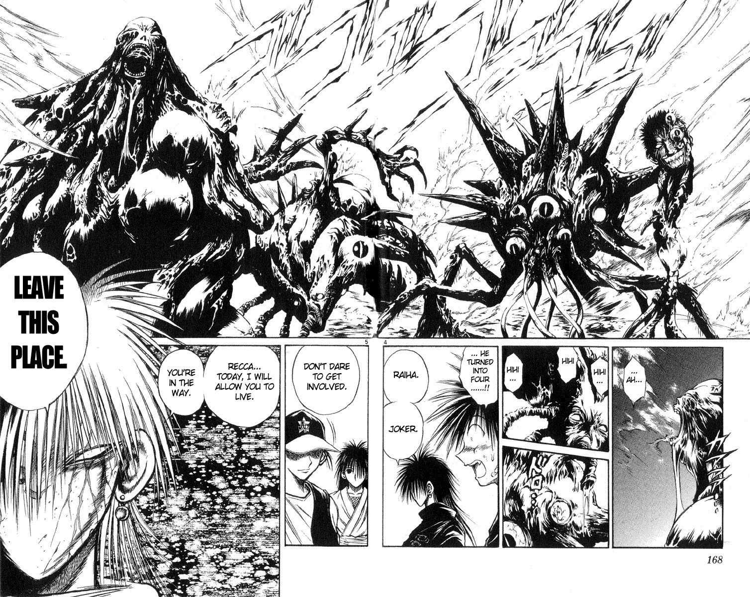 Flame of Recca Chapter 207 page 4 - Chapter 207: An Incomplete Life Form