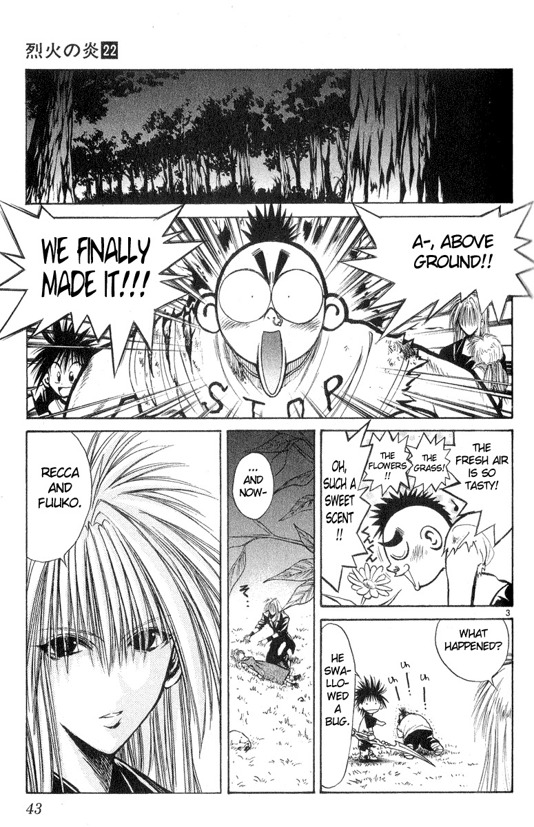 Flame of Recca Chapter 210 page 3 - Chapter 210: Extinction of the Undergound World