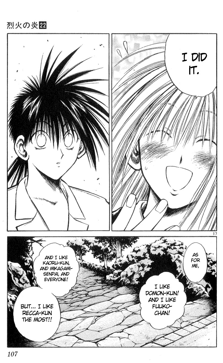 Flame of Recca Chapter 213 page 17 - Chapter 213: Promise
