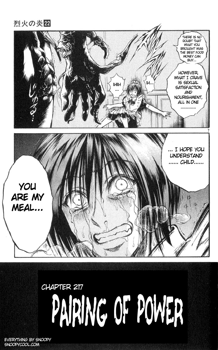 Flame of Recca Chapter 217 page 7 - Chapter 217: Pairing of Power