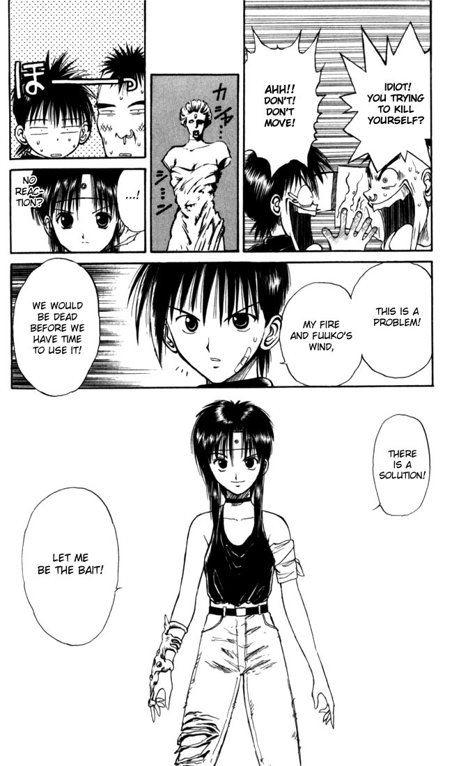 Flame of Recca Chapter 22 page 8 - Chapter 22: Guardian at the Door
