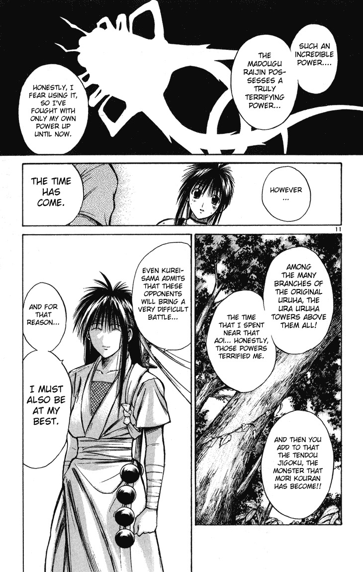 Flame of Recca Chapter 223 page 11 - Chapter 223: Before The Final Battle - Three Days Time 5 ~ Kirisawa Fuuko ~ LEVEL MAX!!!!!!! (Second Part)