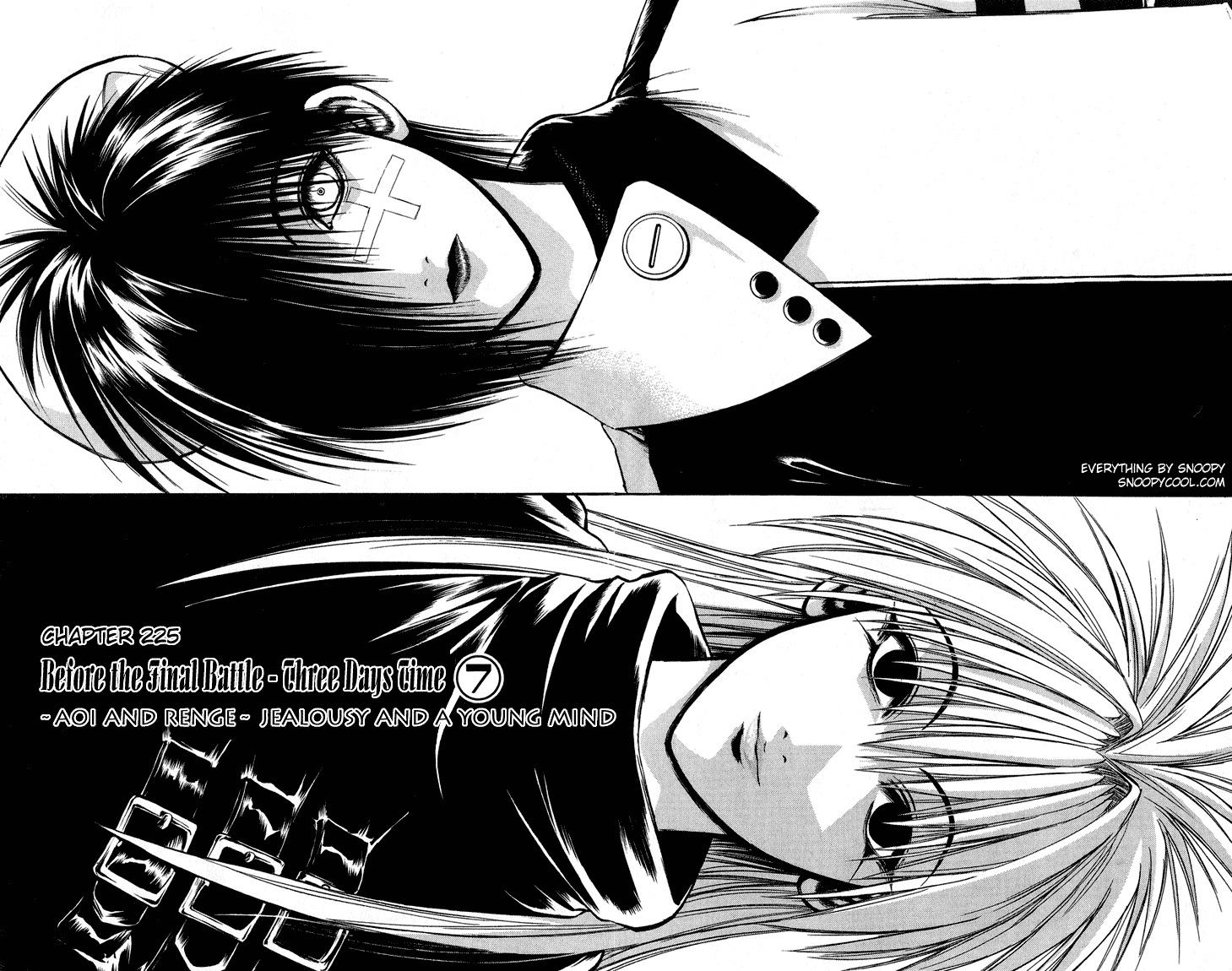 Flame of Recca Chapter 225 page 2 - Chapter 225: Before The Final Battle - Three Days Time 7 ~ Aoi and Renge ~ JEALOUSY AND A YOUNG MIND