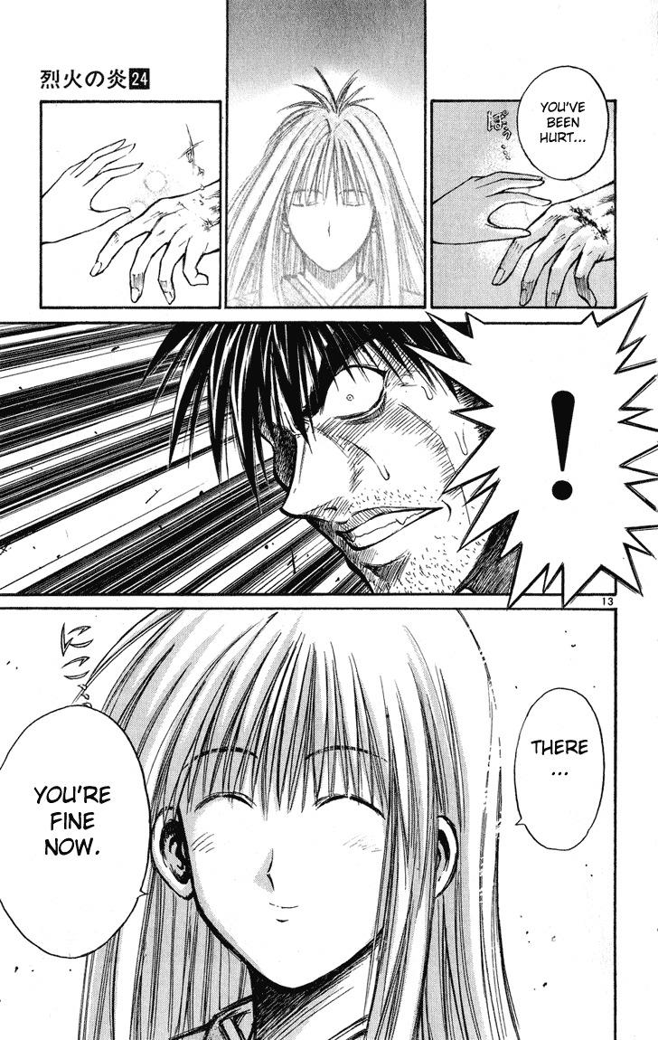 Flame of Recca Chapter 229 page 13 - Chapter 229: Story of the Past ~Ouka's Chapters~ (2) Ouka of the Hokage