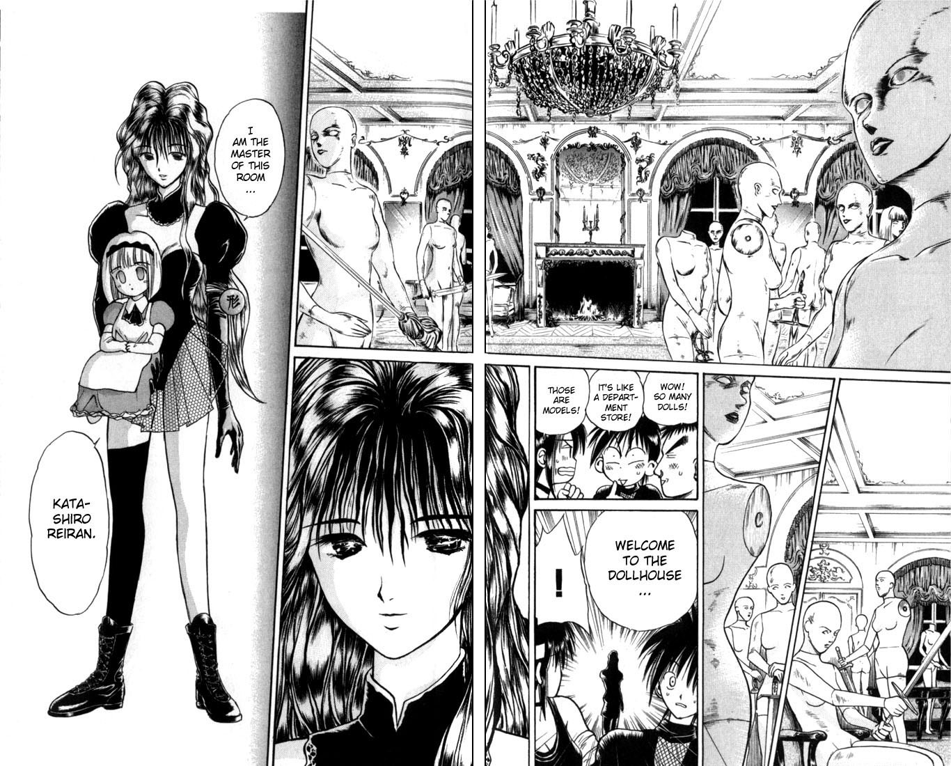 Flame of Recca Chapter 23 page 14 - Chapter 23: Katashiro Reiran I (Doll Master)